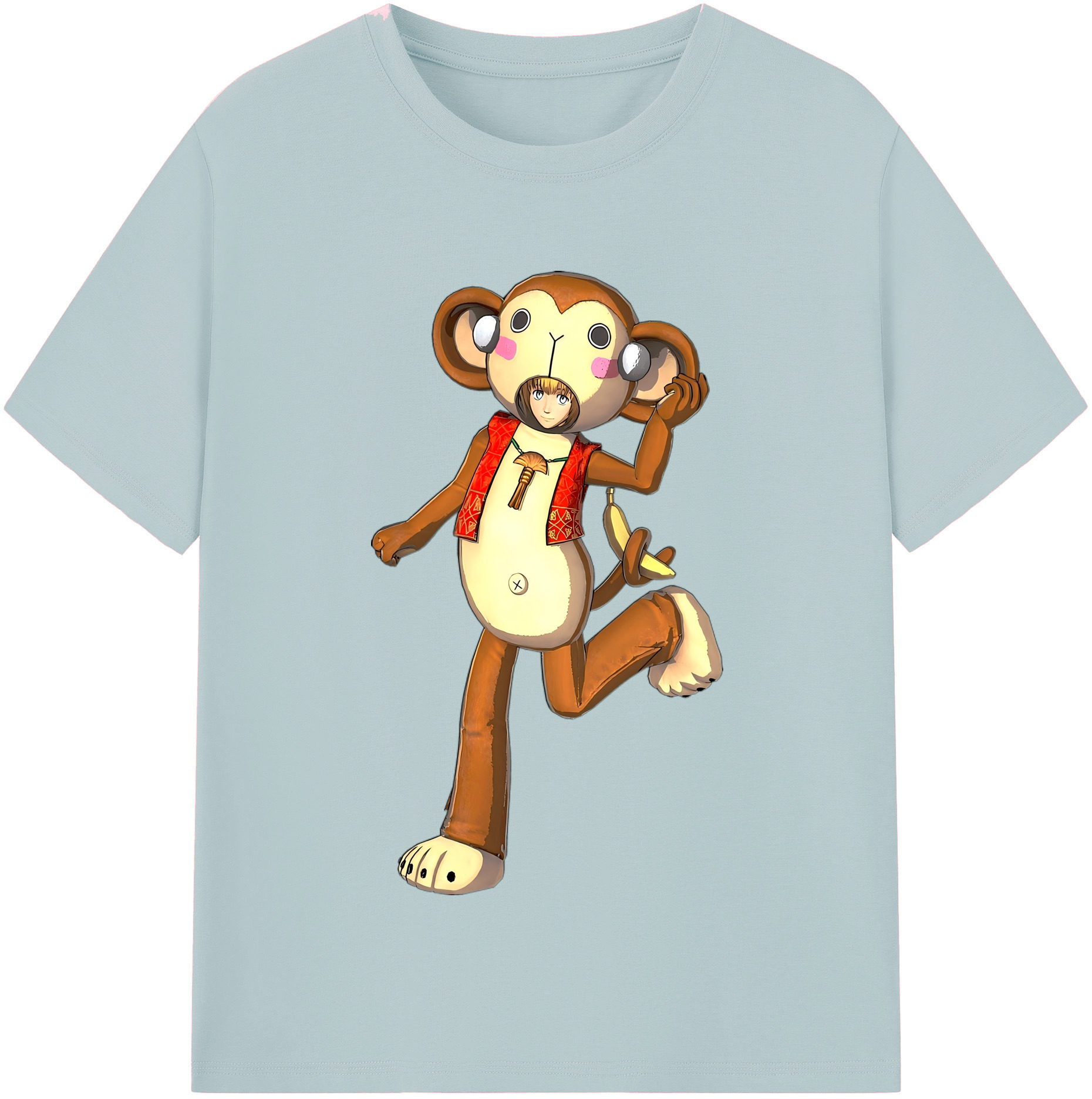 （画像用） 進撃の巨人 アルミン·アルレルト Attack on Titan Armin Arlert 綿100％半袖Tシャツ（フロントプリント）